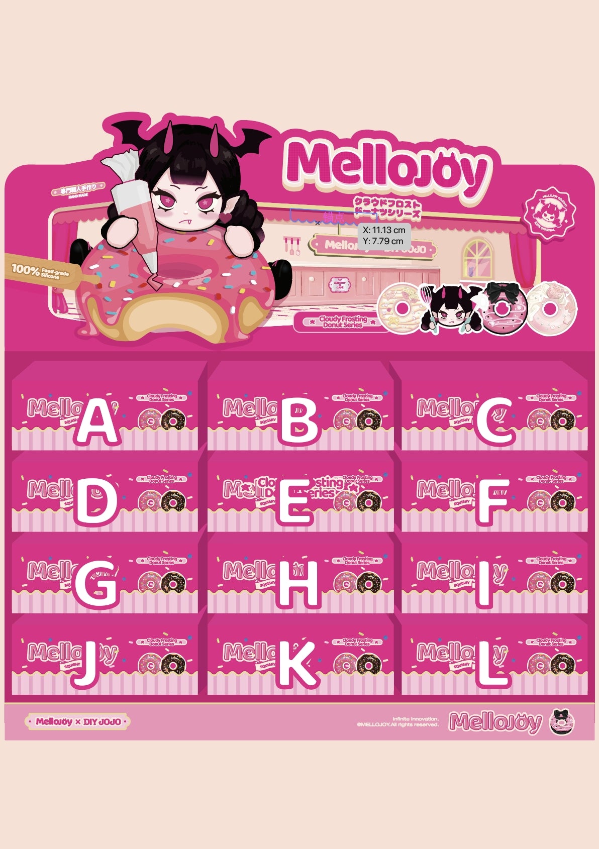 Letters are in the picture!【Once the order is opened and no quality issues,it CANNOT be REFUND or EXCHANGE!!!】&【Please NOTE the LETTERS or NUMS after purchase !!!】