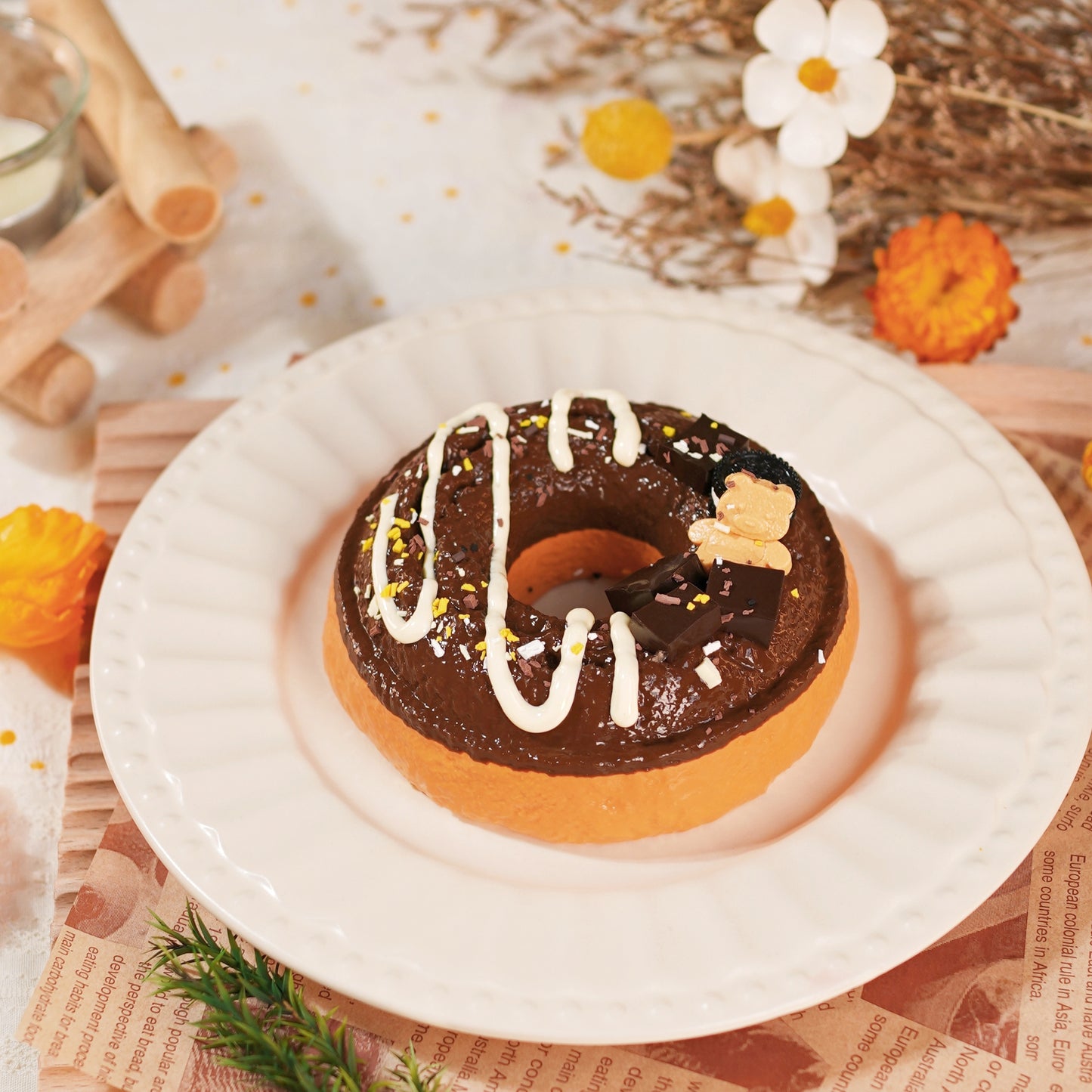 Mellojoy - 【3 PER PERSON!!!】Cloudy Frosting Donut Series【Please NOTE the LETTERS or NUMS after purchase !!!】