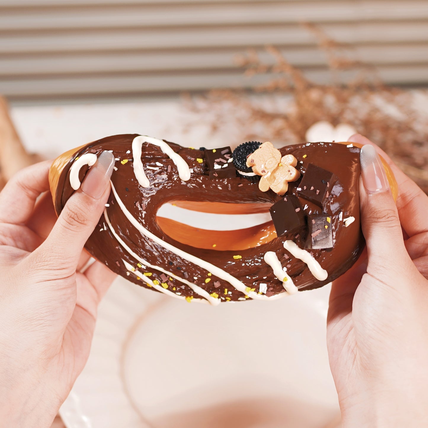 Mellojoy - 【3 PER PERSON!!!】Cloudy Frosting Donut Series【Please NOTE the LETTERS or NUMS after purchase !!!】