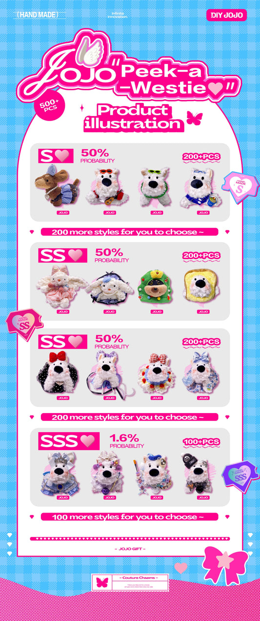 【ALEX】 DIY JOJO Peek-a-Westie-Plushy Box