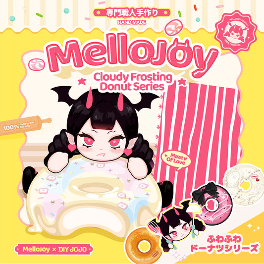 Mellojoy - 【3 PER PERSON!!!】Cloudy Frosting Donut Series【Please NOTE the LETTERS or NUMS after purchase ！！！】